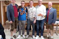 Schützenkönig 2025: 1. Jürgen Klausner - 2. Wolfgang Huber - 3. Matthias Koch